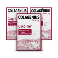 Colagénius Beauty Capilar 3 x 30 cápsulas 50% Desconto