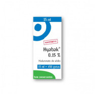 Hyabak Solução Hidratante/Lubrificante Olhos/Lentes 15mL
