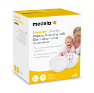 Medela Safe Dry Protect Seio Descartável 60 unidades
