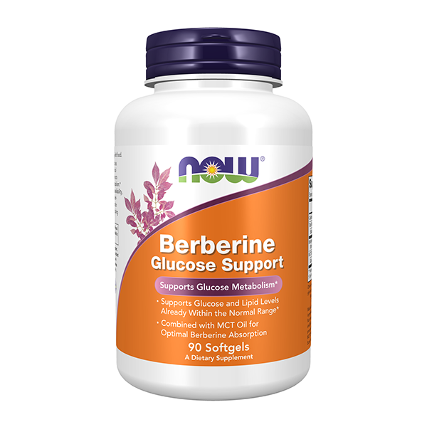 Now Berberine Glucose Support 90 Softgels