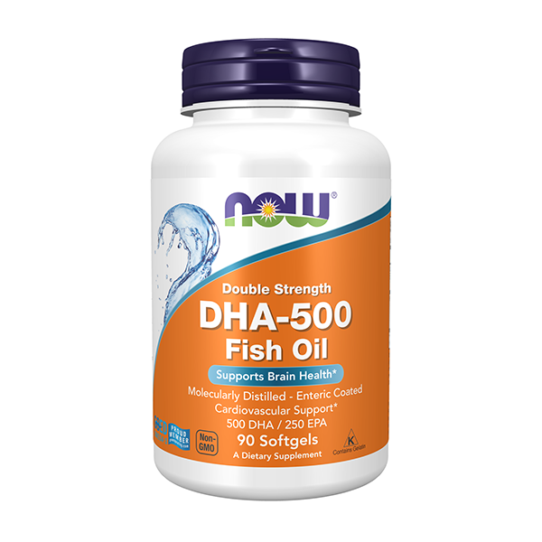 Now DHA-500 Fish Oil 90 Softgels