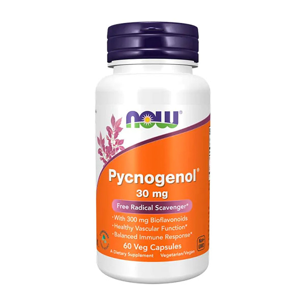 Now Pycnogenol 30mg 60 Veg Capsules