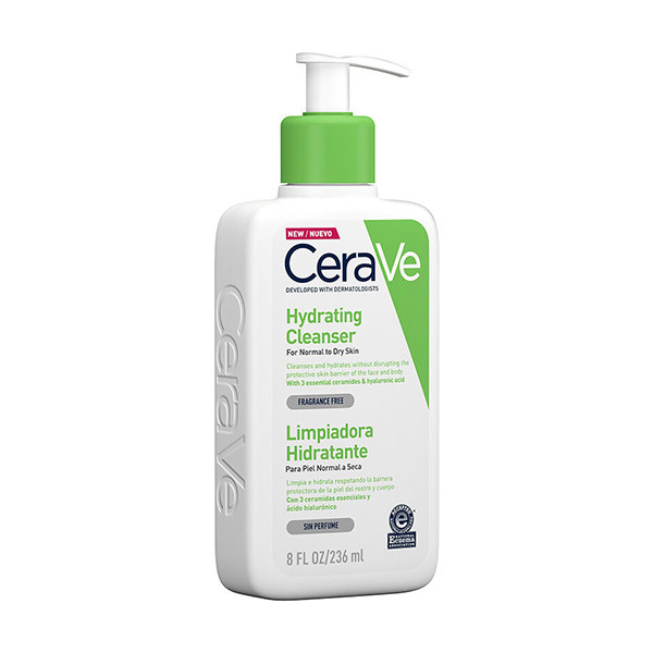 Cerave Hydrating Creme Hidratante de Limpeza 236mL