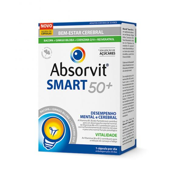<mark>Absorvit</mark> Smart50+ 30 Cápsulas
