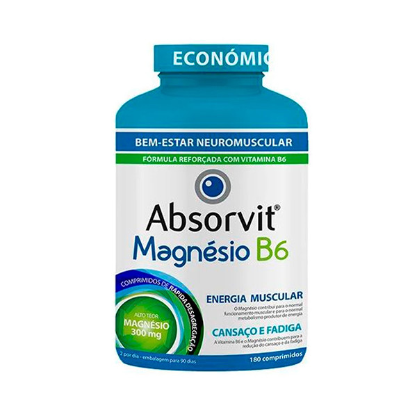 <mark>Absorvit</mark> Magnésio B6 180 comprimidos