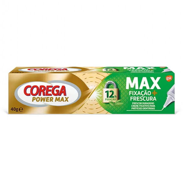 Corega Power Max Fixação + Frescura 40g