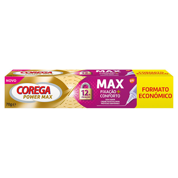 Corega Power Max Fixação + Conforto 70g