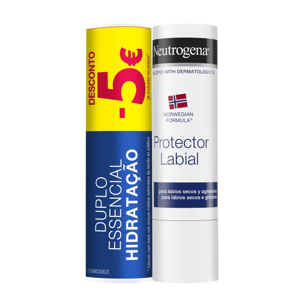 Neutrogena Lábios Stick Hidratante 2 x 3g Desconto 5€