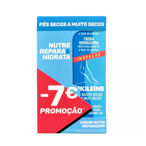 Akileine Secura Duo Creme Nutri Reparador 2x50ml com desconto de 7€