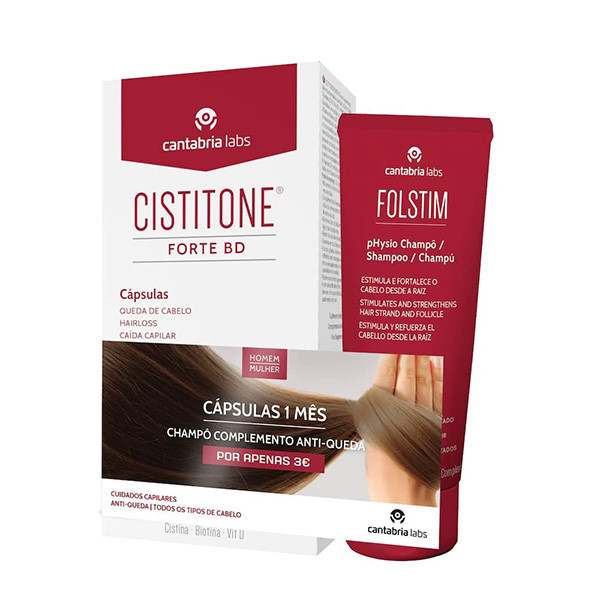Cistitone Forte Bd 60 Cápsulas + Iraltone Champô 200mL