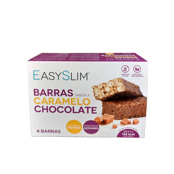 Easyslim Barra Caramelo/Chocolate 35G 4 unidades
