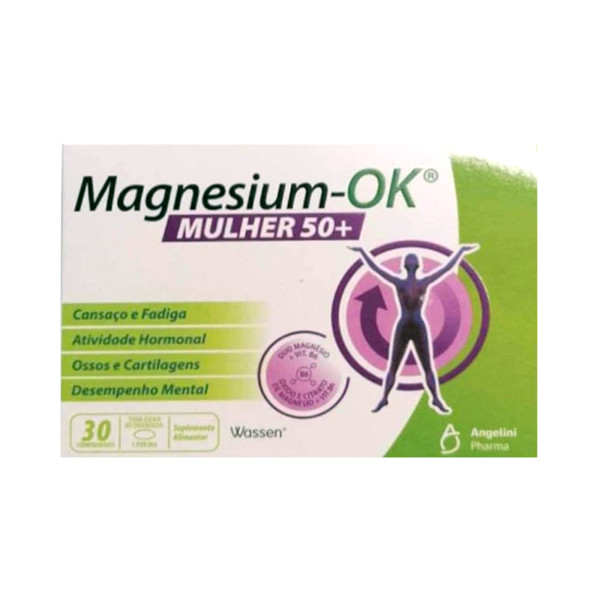 Magnesium-OK Mulher 50+ 30 Comprimidos