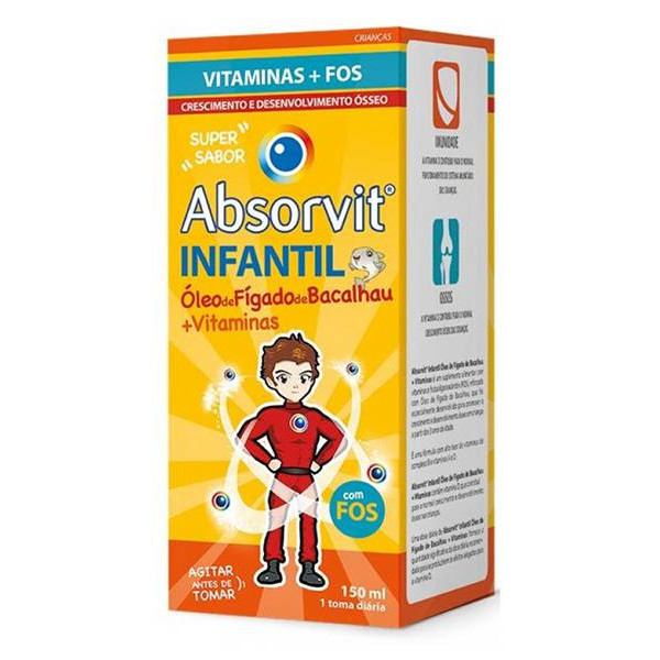 Absorvit Infantil Óleo Figado Bacalhau + Vitaminas 150mL