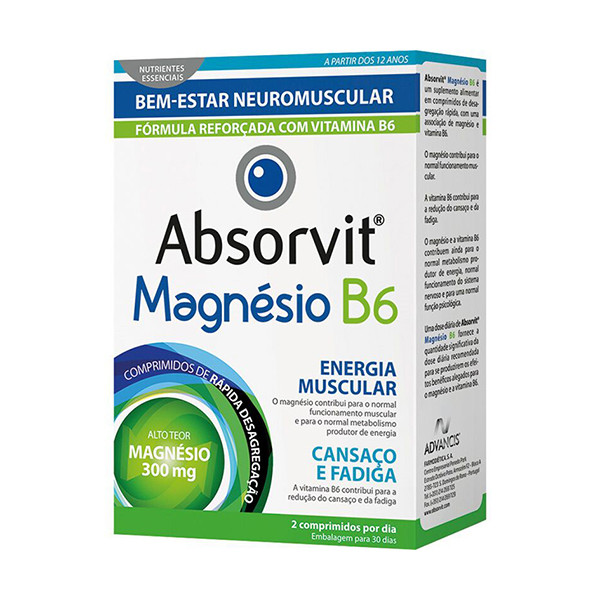 <mark>Absorvit</mark> Magnesio + B6 60 comprimidos