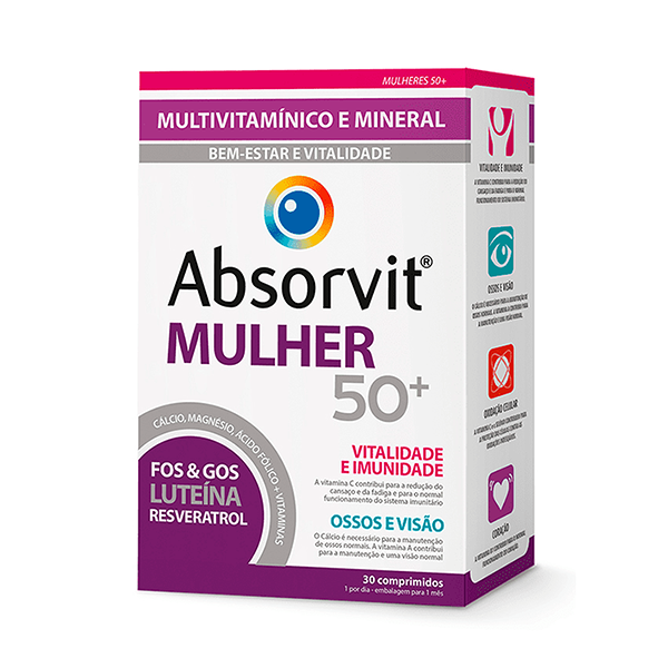 Absorvit Mulher 50+ 30 comprimidos