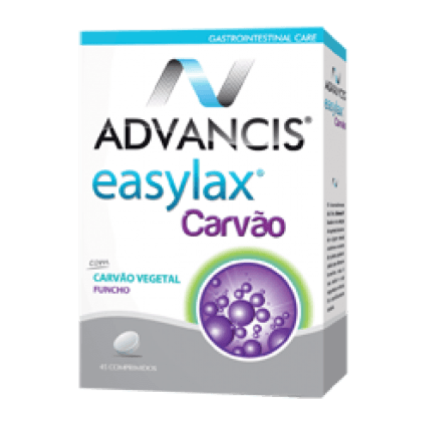Advancis Easylax Carvão Vegetal + Funcho 45 comprimidos