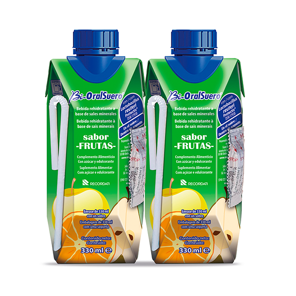 Bi-Oralsuero Frutas Solução Oral 330mL 2 unidades
