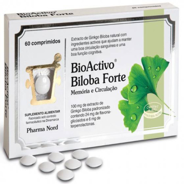 Bioactivo Biloba Forte 100mg  60 comprimidos