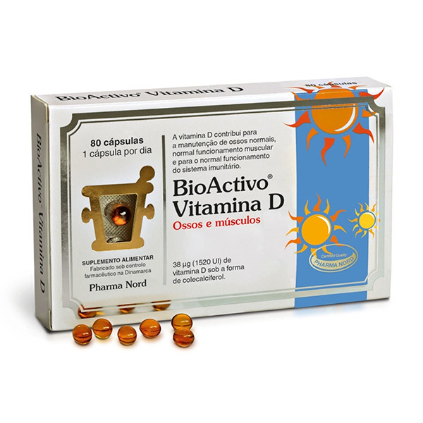 Bioactivo <mark>Vitamina</mark> <mark>D</mark> 80 cápsulas