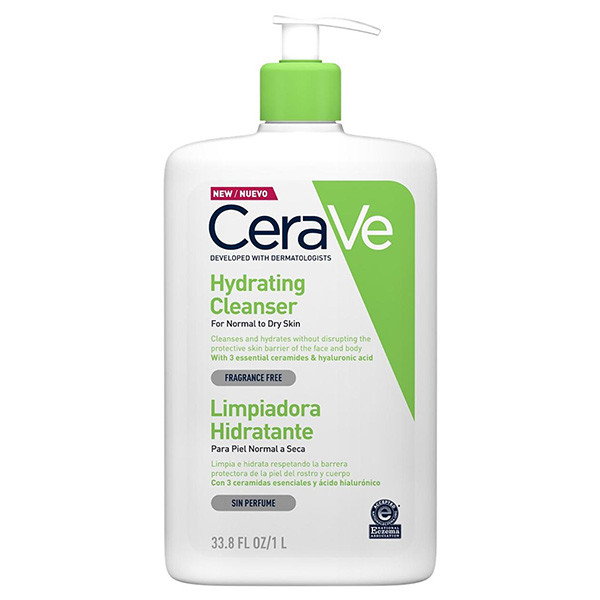 Cerave Hydrating Creme Hidratante de Limpeza 1000mL