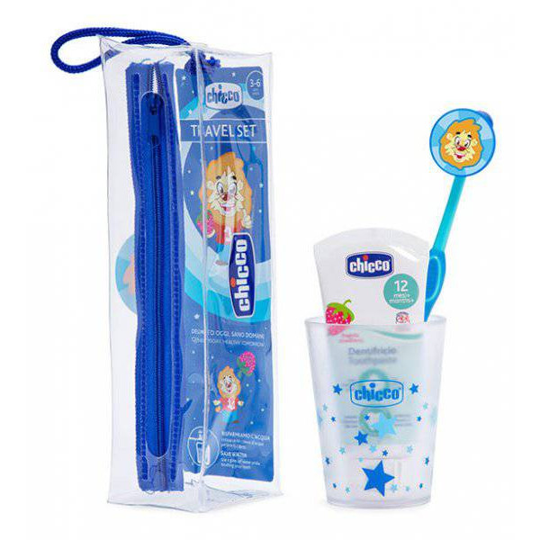 Chicco Conjunto Higiene Oral Menino Azul