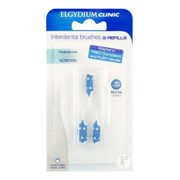Elgydium Clinic Escovil Recarg Azul 3