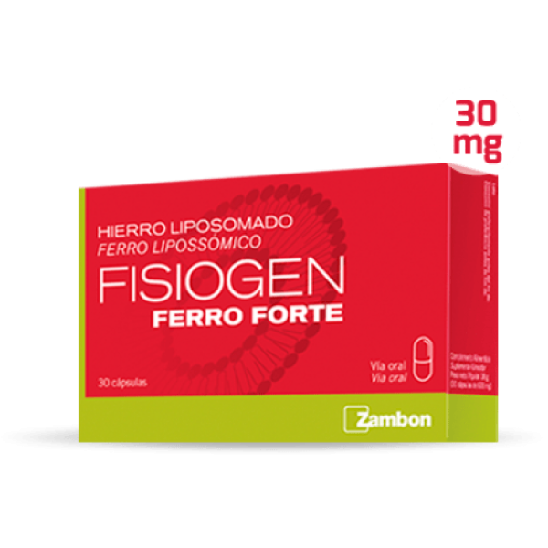 Fisiogen Ferro Forte 30 Cápsulas