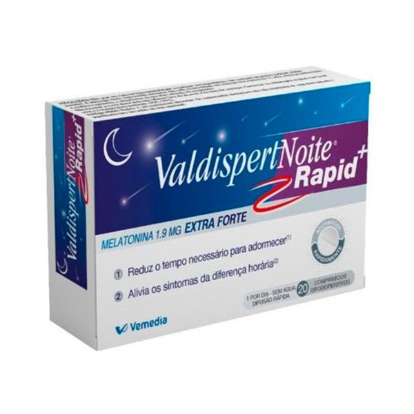 ValdispertNoite Rapid+ 20 Comprimidos Orodispersiveis