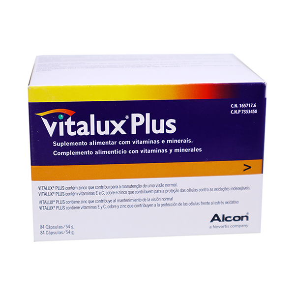 Vitalux Plus 10mg Luteina 84 cápsulas