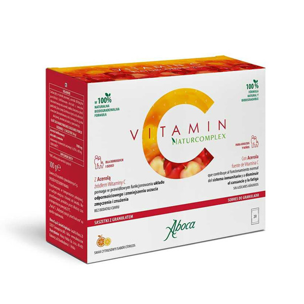 Vitamin C Naturcomplex 20 Saquetas de Granulado